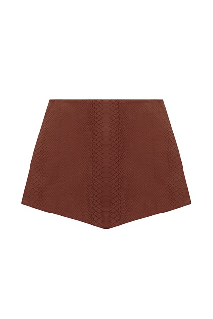 ЮБКА CROCOCÓ BROWN 10109